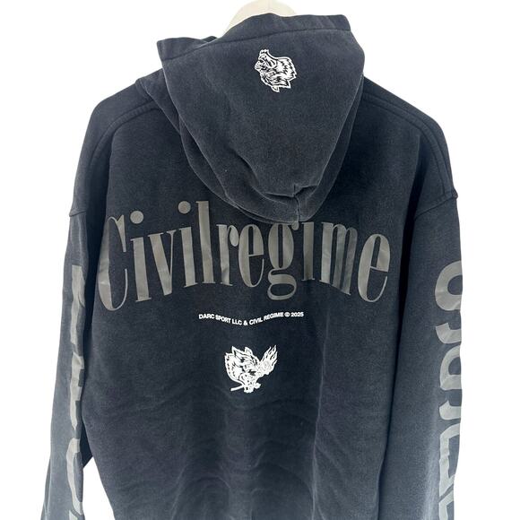 Darc Sport Men's Black Life And Death Pierce Hoodie Size L - Picture 8 of 13